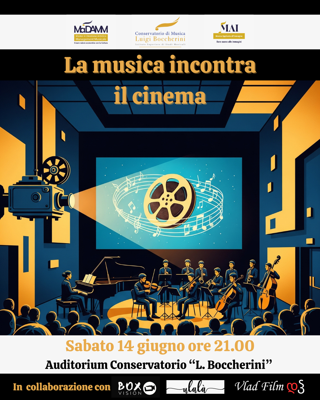LA MUSICA INCONTRA IL CINEMA | 14 giugno 2025 ore 21