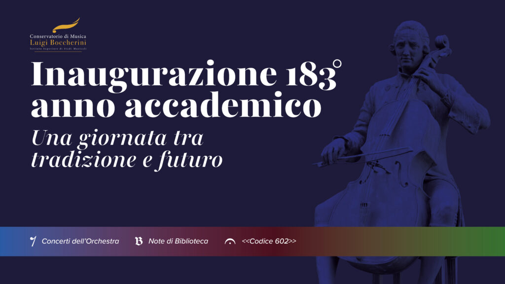 CONCERTO INAUGURAZIONE DELL’A.A. 2025/2026 DEL CONSERVATORIO “LUIGI BOCCHERINI” DI LUCCA