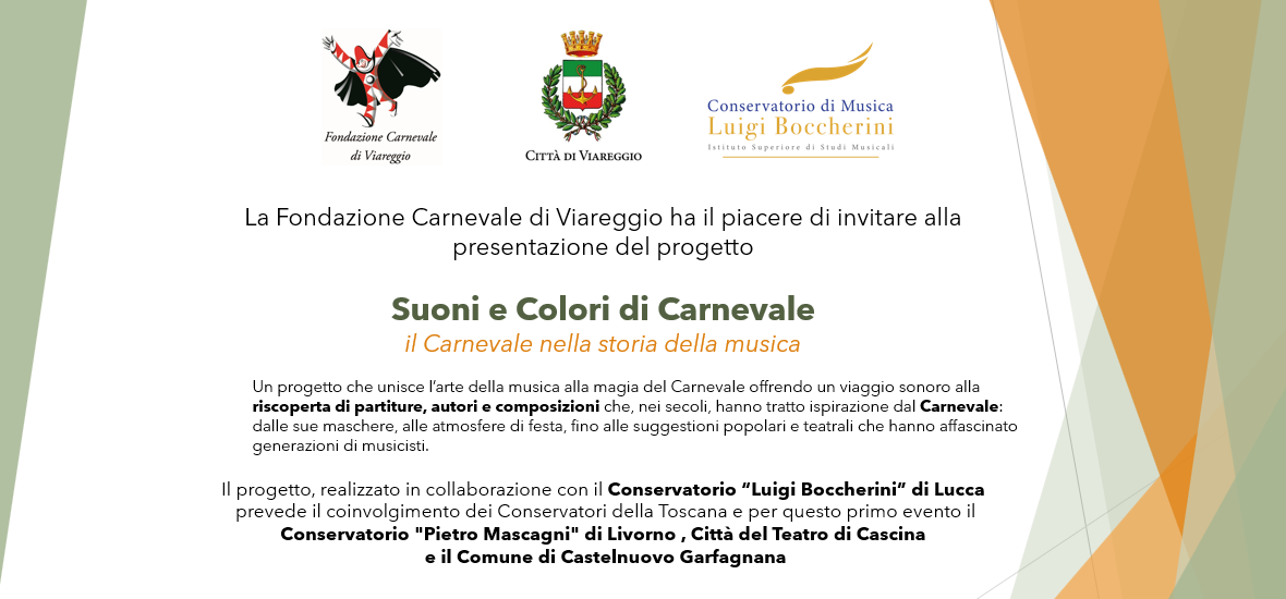 IL CARNEVALE NELLA STORIA DELLA MUSICA Un viaggio sonoro tra partiture, autori e suggestioni carnascialesche