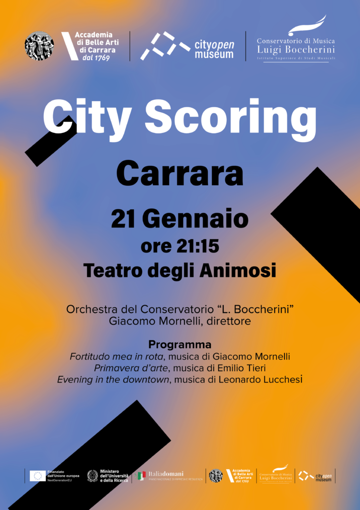CITY SCORING CARRARA Teatro degli Animosi