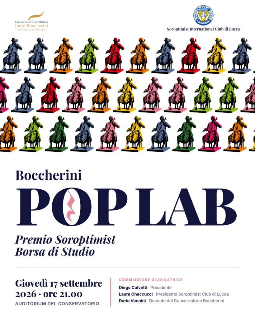Boccherini POP LAB Concerto premio borsa di studio Soroptimist