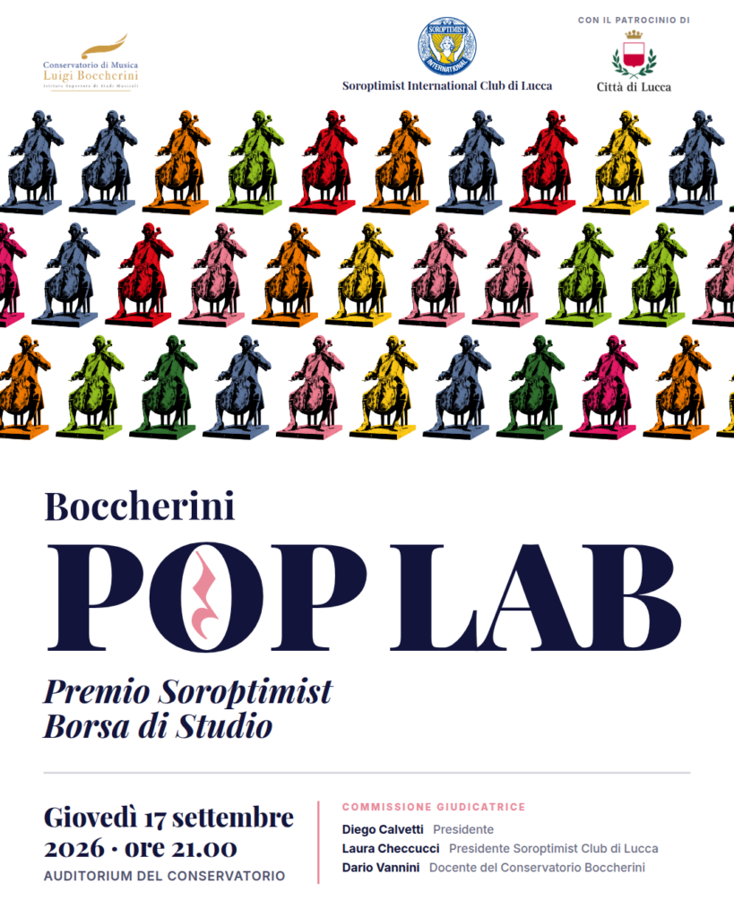 Boccherini POP LAB Concerto premio borsa di studio Soroptimist